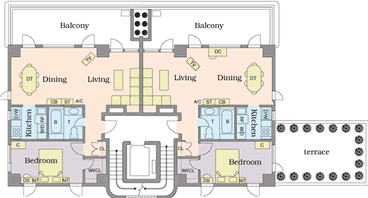 ELITE-INN TSUNASHIMA 5th Floor Plans